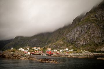 Fischerdorf in Norwegen