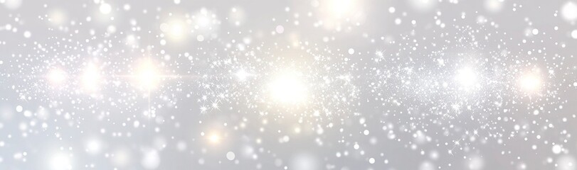 Set of white light effects with sparks and sparkles on a transparent background, vector illustration. All elements have shadows and highlights. Vector illustration, vector design, simple shapes, flat 