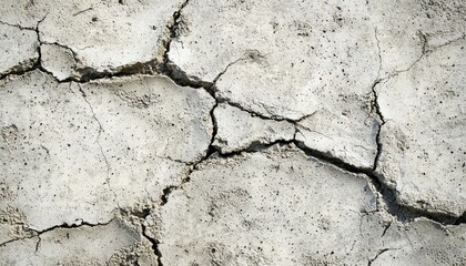 Obraz premium Cracked earth surface showing drought effects