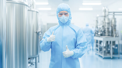 Pharmaceutical facility cleanroom key laboratory safety and hygiene protocols