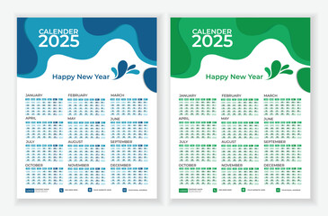 new year calendar design