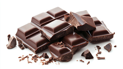 Fototapeta premium Brown Chocolate Drips with Smooth Texture