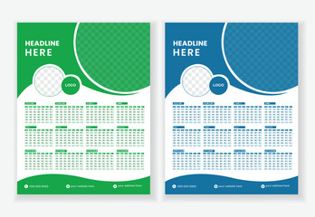 new year calendar design