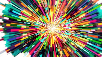 Abstract Science Design with Geometric Shapes and Molecules