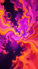 Muted purple, yellow, and orange abstract design, background, grungy