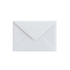 Plain White Envelope Isolated on White Background for Design Use