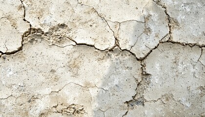 Cracked and weathered concrete wall texture
