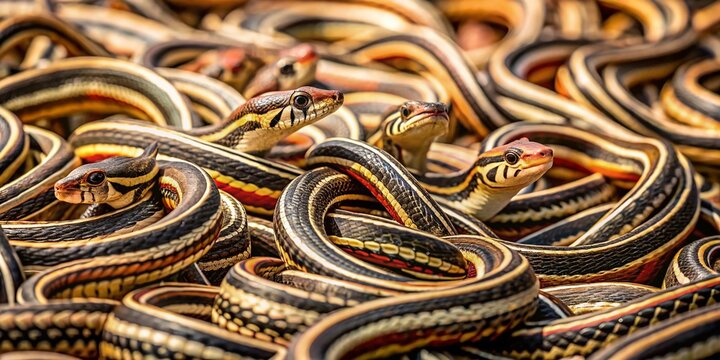 Long Exposure Photography: Thousands of Garter Snakes in a Massive Den