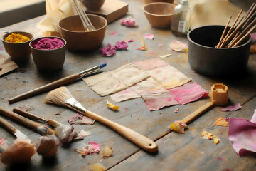  natural dyeing worktable