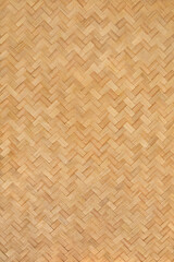 Beautiful palm leaf hut wall.