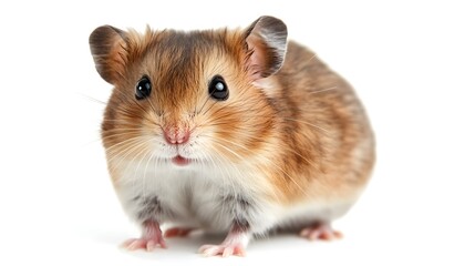 Obraz premium Hamster isolated over white background