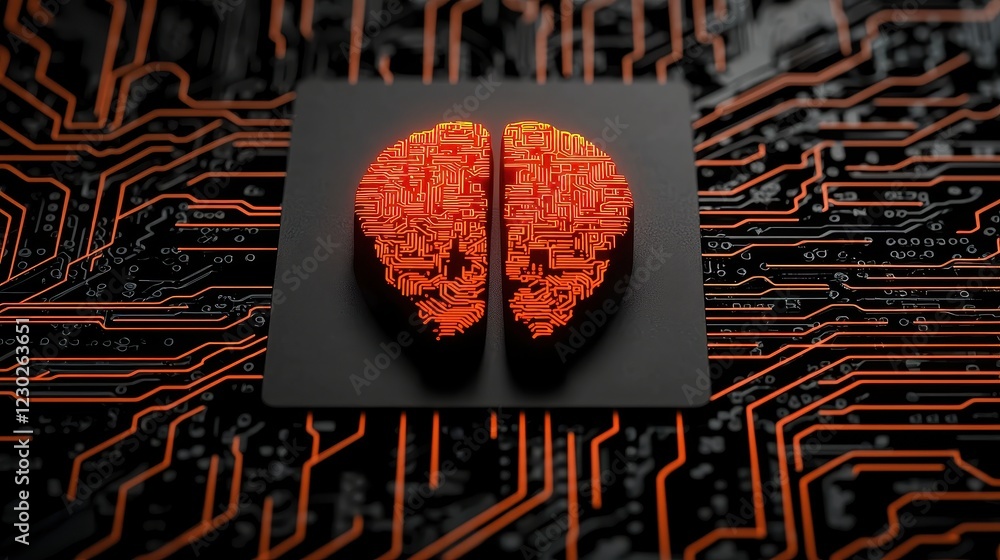 Poster brain and circuit board connection concept design