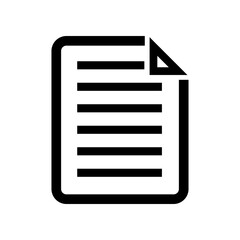 document icon vector template illustration design