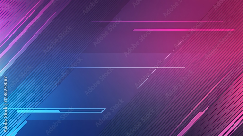Poster dynamic cyber background with neon futuristic elements