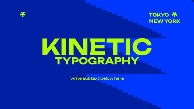 Kinetic Bold Typography Titles