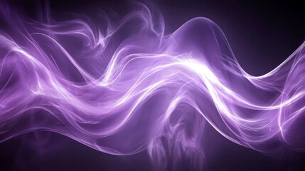 Abstract Purple Particle Wave Background