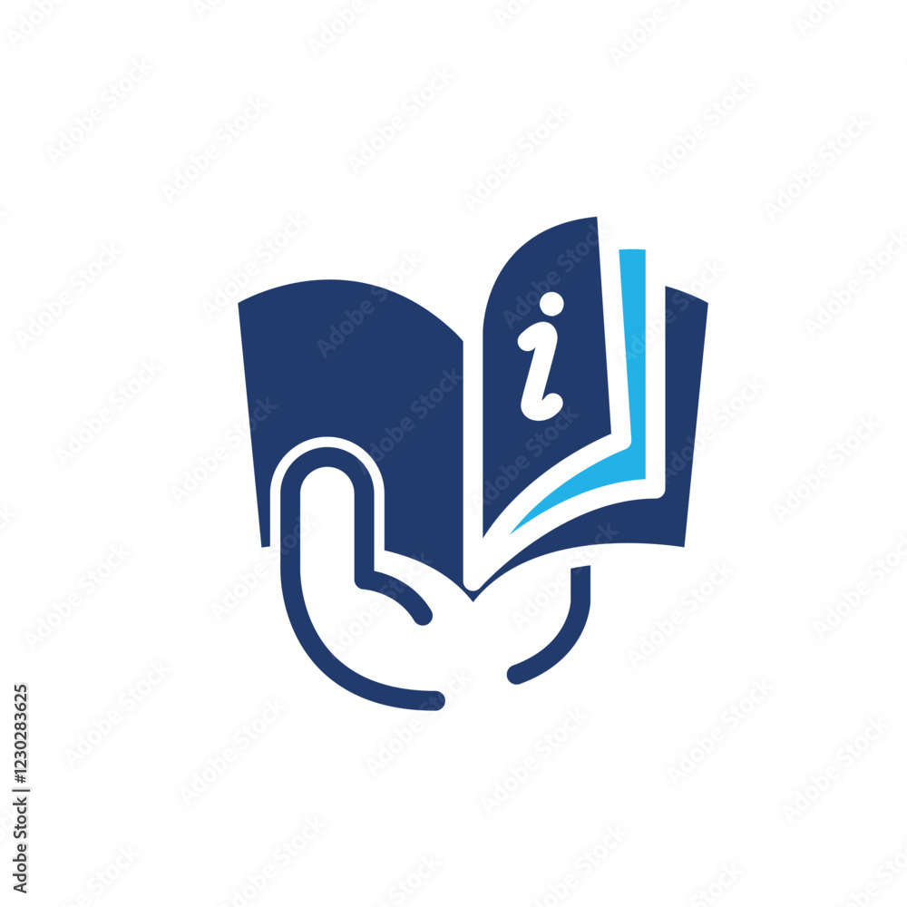 Poster instruction book with hand colored icon vector design good for web or mobile app