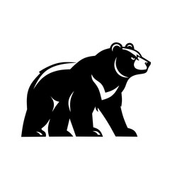 silhouette of a bear