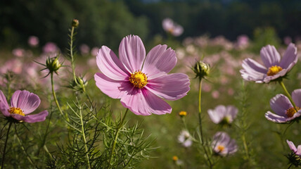 Fototapeta premium flowers in the meadow