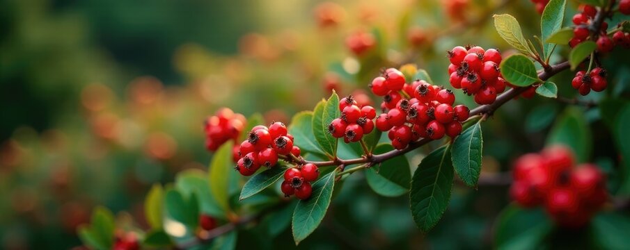 Low-growing shrub covered in small red berries, low growing, arctostaphylos uva ursi, kinnikinnick