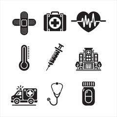 Medical Icon vector art illustration
