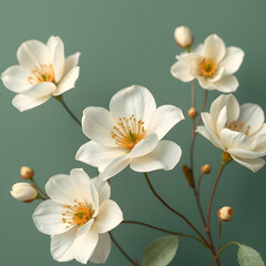 Fototapeta premium background with flowers