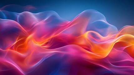 Obraz premium Abstract Colorful Waves Flowing Dynamic Energy Background