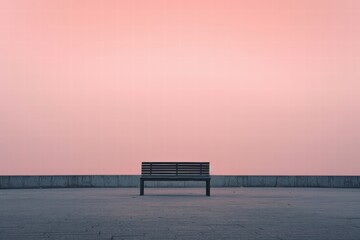 Psychological minimalism visualized through a clean and abstract concept