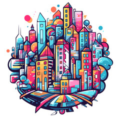 Modern City Urbain Skylines Cityscape Creativity