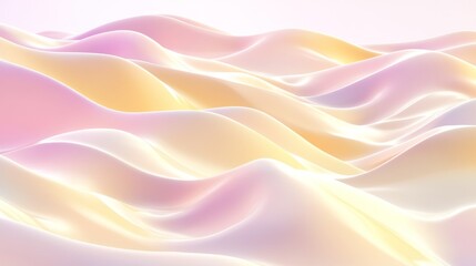 Fototapeta premium Abstract Pastel Waves Graphic Design Background