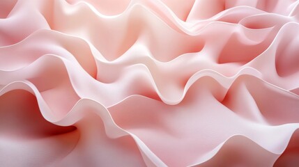 Fototapeta premium Soft Pink Fabric Texture with Gentle Waves