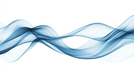 Abstract Blue Wave Design Graphic Background