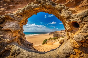 Minimalist Jericoacoara: Hole in Stone, Brazil - Desert Landscape Photography