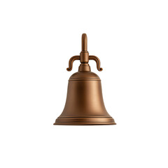 Elegant bronze bell with a classic design. PNG