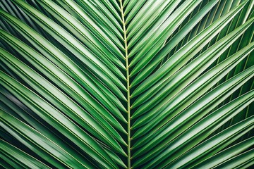 Minimalist Palm Leaf Pattern: Elegant Tropical Background for Design Projects