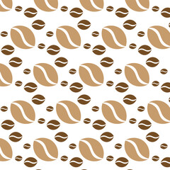 abstract black new coffee beans pattern design.
