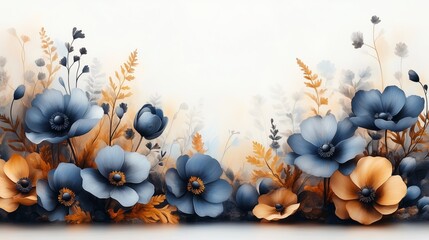 Naklejka premium Floral arrangement artistic display nature studio close-up serenity