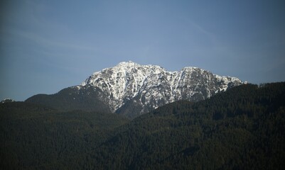 Snow-Capped Mountain Peak