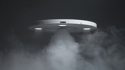 Naklejka premium Active smoke detector and sprinkler system responding to fire emergency with no delay