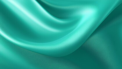 Light teal jade sea turquoise agua mint blue green abstract background. Silk satin fabric. Glitter shimmer. Color gradient. Line stripe wave. Drapery curtain. Elegant subtle. Blank design. Wide banne