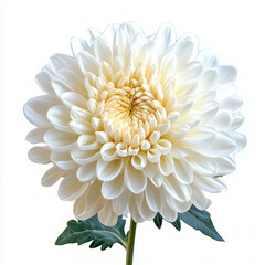 White Chrysanthemum Isolated