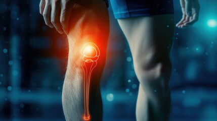 Therapeutic approaches for knee pain relief in men