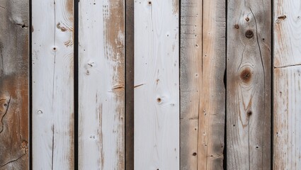 White Wooden Boards with Texture as Background, Perfect for Rustic or Minimalist Home Décor and Design
