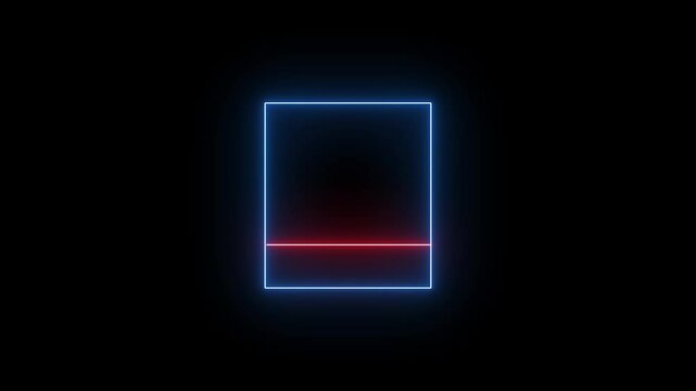 QR Code Scanning and reader app on black background. Scanning the QR code icon animation, QR code being scanning concept. lock secure security icon.