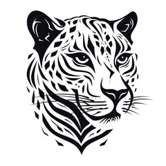 Fototapeta premium Panther Animal Freedom World Wildlife Wonder Vector Graphic