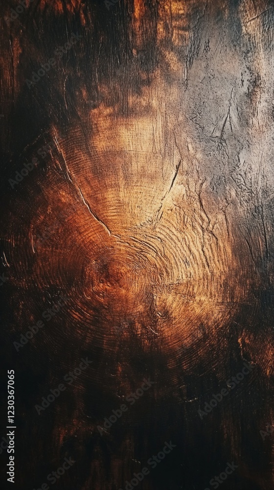 Poster a captivating display of dark wood grain reveals intricate patterns and warm tones, enhanced by soft