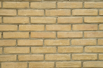 Ancient brick walls closeup in Uzbekistan, Asia