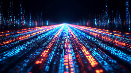 digital processes in business, showcasing the power of modern technology and digital transformation with a minimalistic light tone background