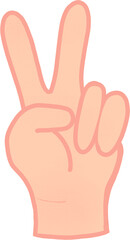 hand with thumb up