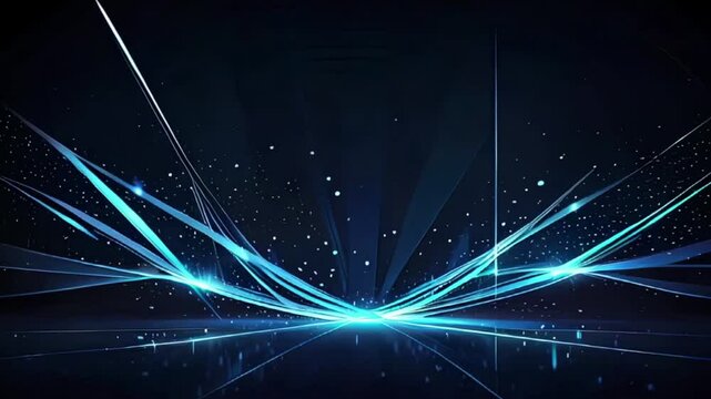 abstract background with glowing lines and patterns on a dark blue background, beautiful background, live wallpaper for your phone